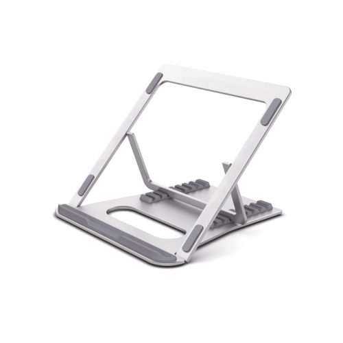 Ergoproof laptopstandaard uitgeklapt