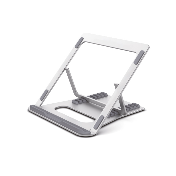 Ergoproof laptopstandaard uitgeklapt